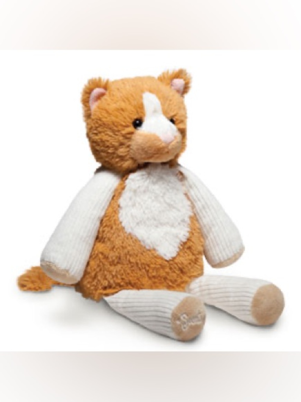 Scentsy Buddy | Orange Baby Scratch the Cat plush With Newborn Nursery Scent